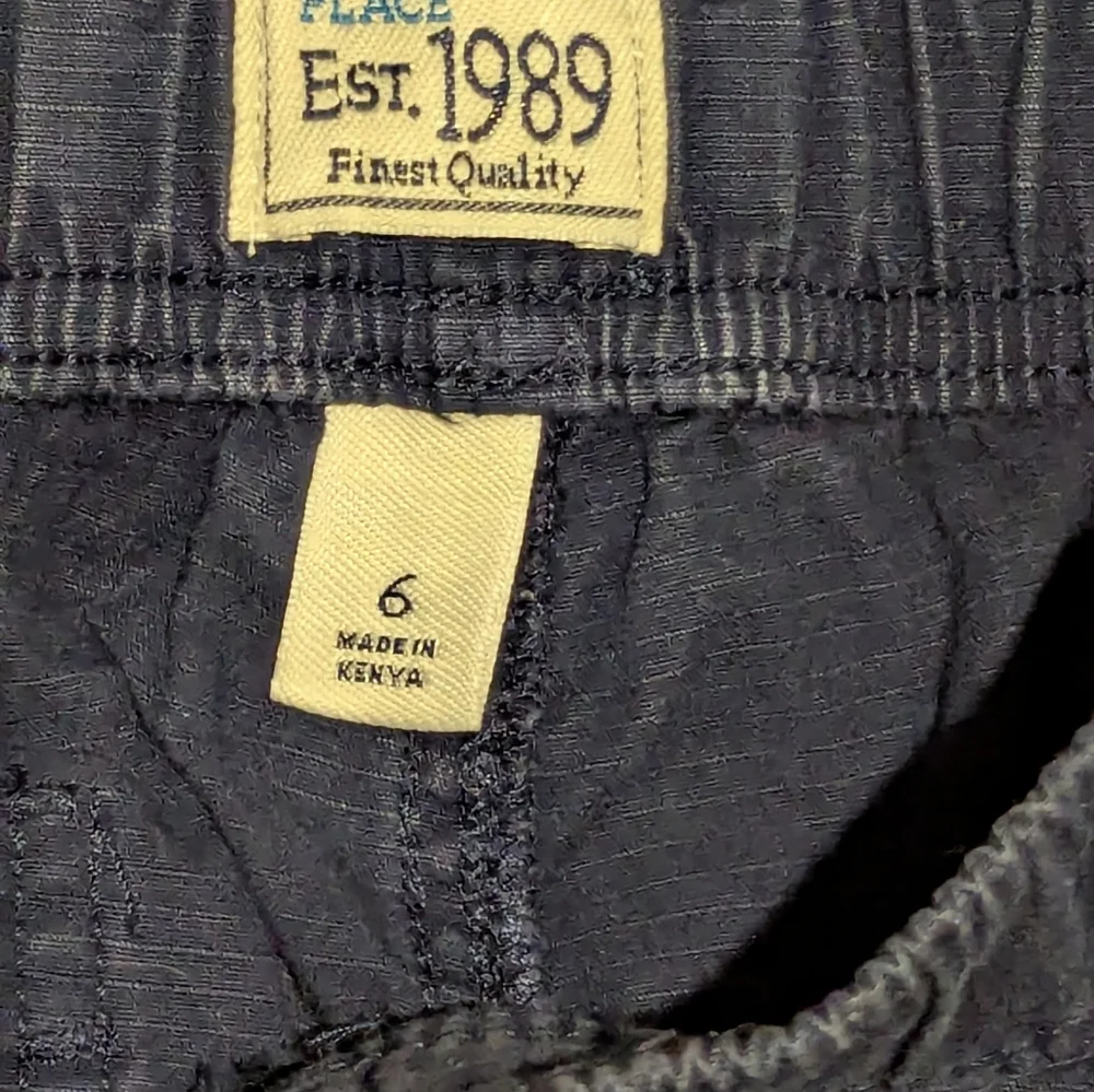 The Children's Place Boys Cargo Shorts Size 6 Navy Blue